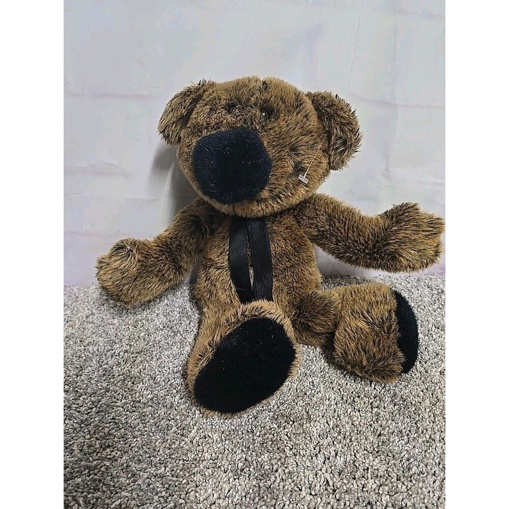Vtg North American Bear Co Mr BEEPS Brown Plush Teddy Bear Orig 1986 Big Nose